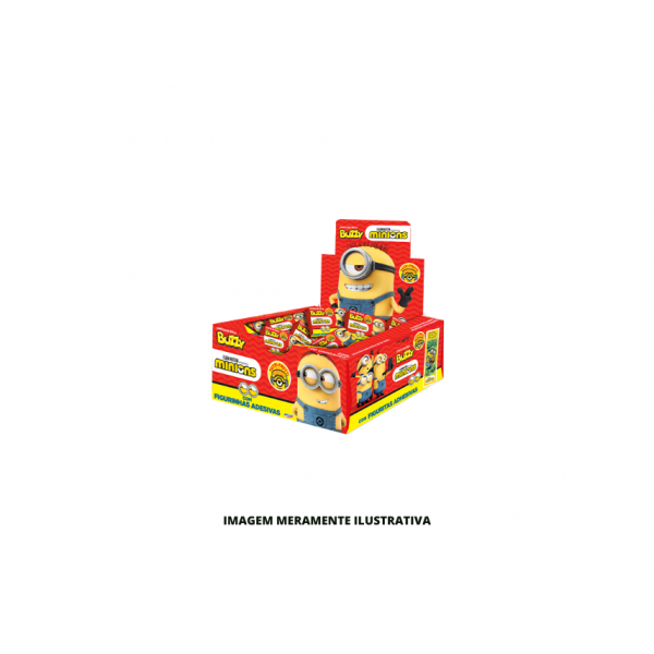 CHICLETE - RICLAN - 90UN BUZZY MINIONS TUTTI FRUTTI